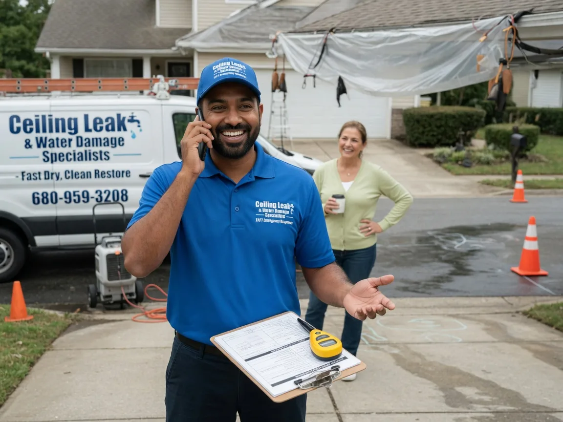 Ceiling Leak Cleanup Denville, NJ FAQs